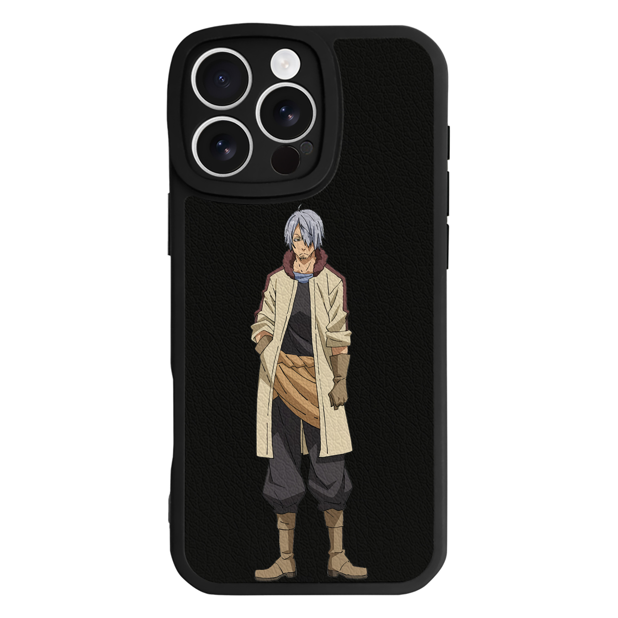 （画像用） 転スラ Regarding Reincarnated to Slime 【iPhone 16シリーズ対応】シリコンスマホケース（レザー調） 材質：シリコン